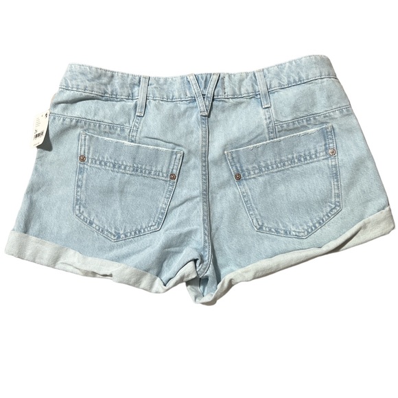 Free People We The Free Beginner's Luck Slouch Shorts - Picture 2 of 3